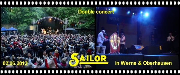 Klickt hier fr die neuen SAILOR Konzertfotos und -videos aus Werne & Oberhausen!